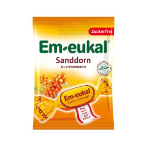 Produktbild von EM-EUKAL Bonbons Sanddorn zuckerfrei