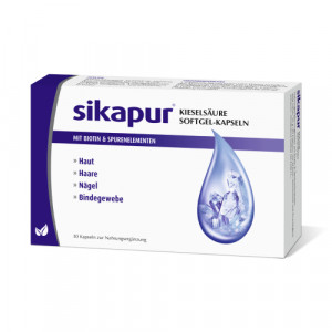 SIKAPUR Kiesels&auml;ure Softgel-Kapseln mit Biotin