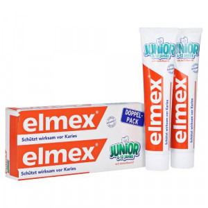 Produktbild von ELMEX Junior Zahnpasta Doppelpack