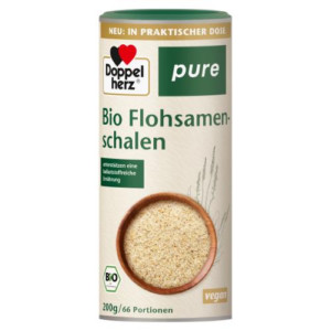 Produktbild von DOPPELHERZ Bio Flohsamenschalen pure Pulver